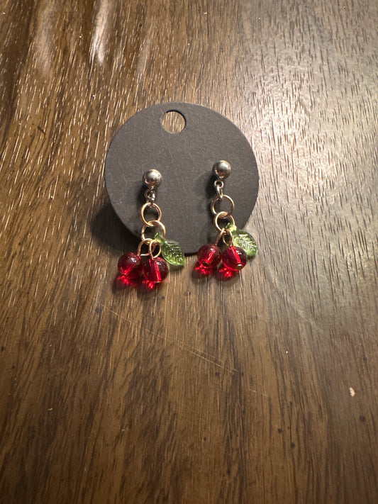 Cherry earrings